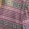 Ready To Wear Yellow Silk Printed Saree - Image 9