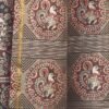 Ready To Wear Brown Silk Printed Saree - Image 8