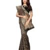 Black Coloured Poly Silk Banarasi Jacquard Partywear Saree | SLV1115S59