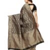 Black Coloured Poly Silk Banarasi Jacquard Partywear Saree | SLV1115S59 - Image 5