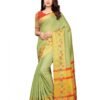 Green Coloured Cotton Silk Woven Saree | SLV1118S2052 - Image 3
