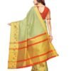 Green Coloured Cotton Silk Woven Saree | SLV1118S2052 - Image 5