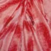 Ready To Wear Light Red Silk Printed Saree - Image 8