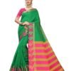 Green Banarasi Chanderi Saree