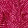 Ready To Wear Dark Pink Georgette Printed Leheriya Saree - Image 9