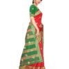 Red Banarasi Silk Saree - Image 3