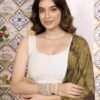 Ready To Wear Peanut Brown Georgette Printed Saree - Image 8