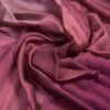 Ready To Wear Magenta Georgette Plain Saree - Image 10