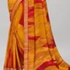 Turmeric Yellow Coloured Chiffon Printed Saree | SLV2206S938 - Image 3