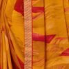 Turmeric Yellow Coloured Chiffon Printed Saree | SLV2206S938 - Image 5