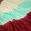Ready To Wear Cream Chiffon Plain Saree - Image 9