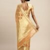 Peach Organza Saree - Image 10