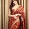 Red Georgette Saree - Image 2