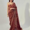 Red Georgette Saree - Image 3