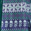 Ready to Wear Rama Green Printed Cotton Saree - Image 8