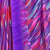 Purple Printed Chiffon Saree - Image 4