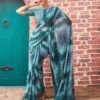 Light Grey Georgette Printed Sarees - Image 4
