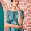 Light Grey Georgette Printed Sarees - Image 5