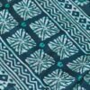 Navy Blue Printed Cotton Saree - Image 7