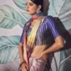Mauve Silk Printed Sarees - Image 2