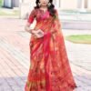 Multi Linen Printed Sarees