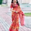 Multi Linen Printed Sarees - Image 4
