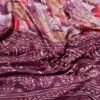 Dark Purple Silk Printed Sarees - Image 7
