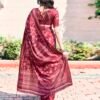 Maroon Silk Printed Sarees - Image 4
