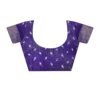 Violet Silk Printed Saree - Image 10