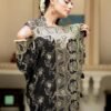 Black Silk Plain Saree - Image 6