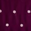 Deep Purple Georgette Embroidery Saree - Image 7