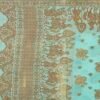 Blue Silk Plain Saree - Image 7