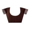 Brown Chiffon Printed  Saree - Image 8