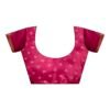 Magenta Silk Printed  Saree - Image 8