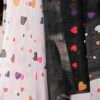 Black Linen Printed  Saree - Image 8