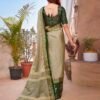 Beige Silk Woven Saree - Image 5