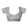 Grey Georgette Printed Saree - Image 8