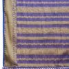 Blue Silk Plain Saree - Image 7
