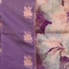 Mauve Silk Woven Saree - Image 6