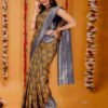 Blue Silk Woven Saree - Image 3