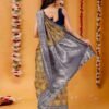 Blue Silk Woven Saree