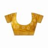 Yellow Cotton Printed Saree - Image 7