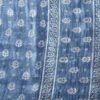 Blue Printed Cotton Saree - Image 7