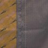 Yellow Banarasi Silk Woven Saree - Image 9