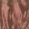Maroon Banarasi Silk Woven Saree With Tassels - Image 7