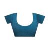 Rama Blue Georgette Sequence Saree - Image 7