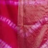 Red Organza Printed Woven Saree - Image 7