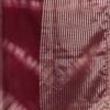 Maroon Organza Printed Woven Saree - Image 7