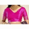 Dark Purple Silk Woven Paithani Saree - Image 7