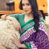 Ready To Wear Dark Purple Cotton Printed Saree - Image 5